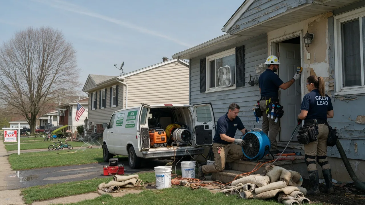 Flood Cleanup in Everetts, NC near me